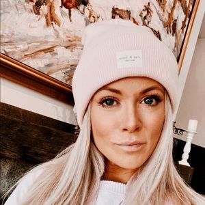 Rag & Bone Pink Addison Beanie